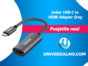 Anker USB-C to HDMI Adapter Gray