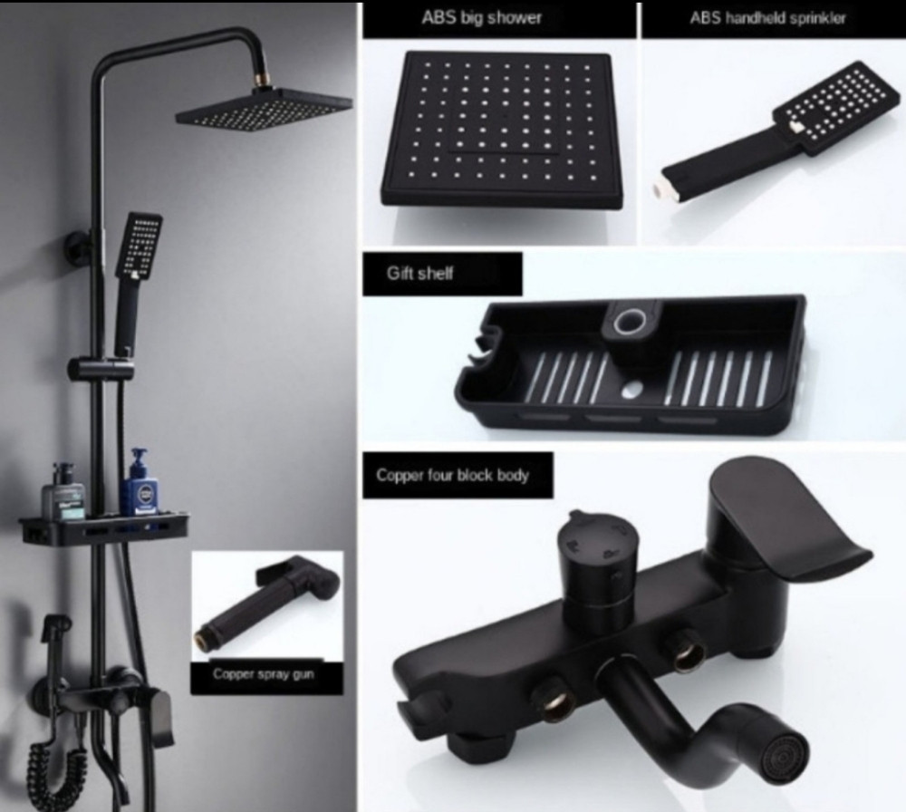 Usponski tuš + baterija SET 4 u 1