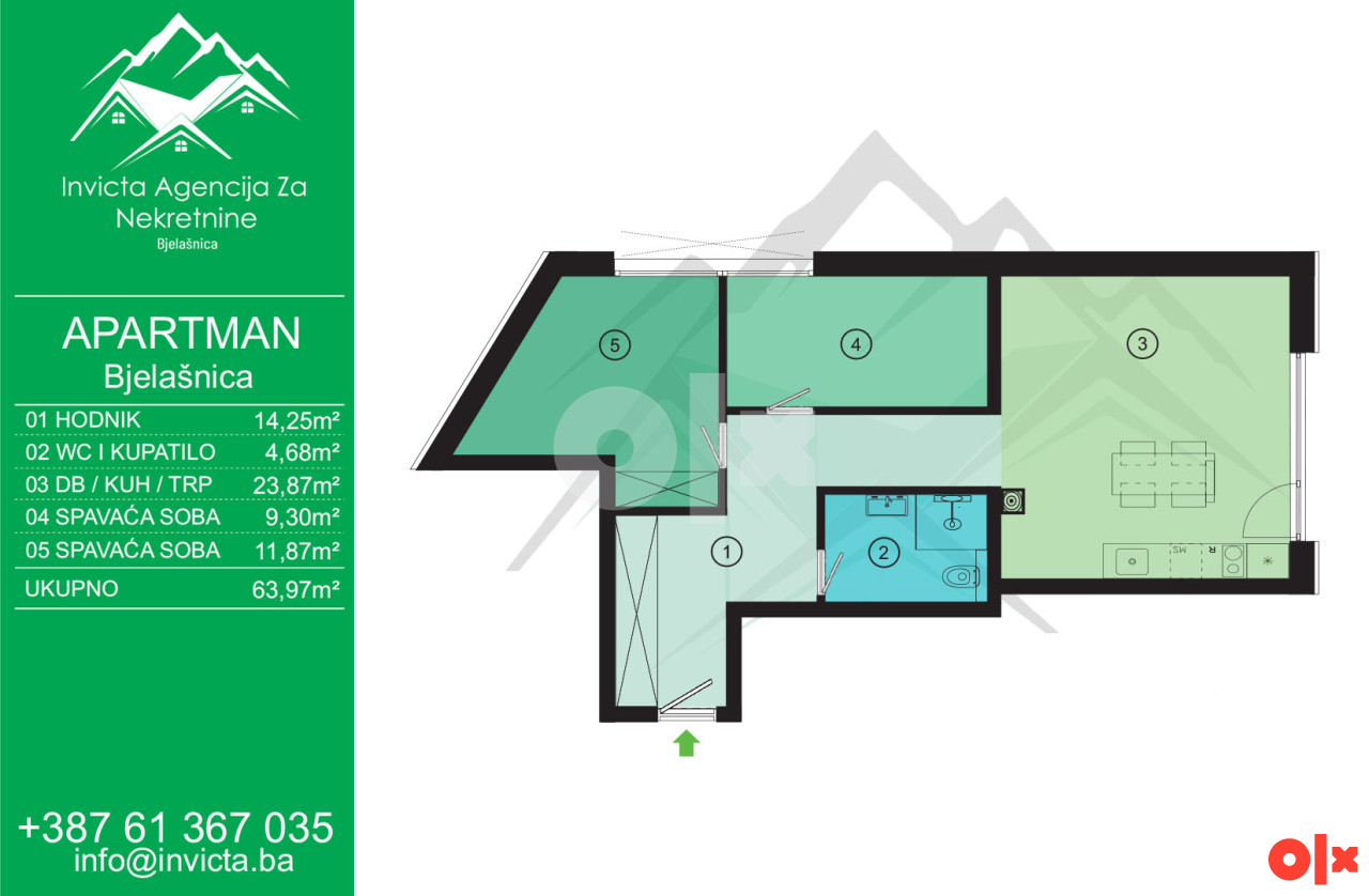 Apartman Bjelašnica - 64m2 2