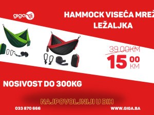 GIGA.BA HAMMOCK VISEĆE LEŽALJKE