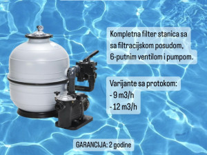 BAZENSKA OPREMA - FILTRACIJSKA STANICA FILTER PUMPA