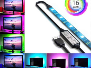 LED RGB traka za TV pozadinsko osvjetljenje USB 5V 5m
