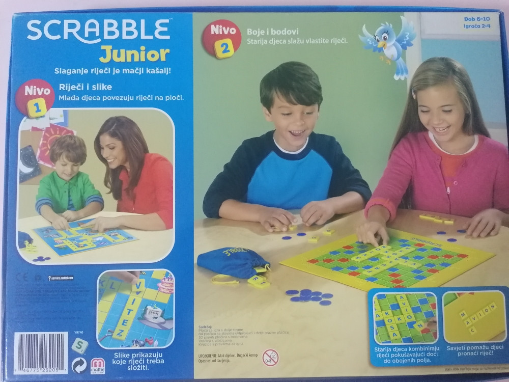 Scrabble junior društvena igra