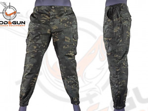 AIRSOFT URBAN HLACE RIPSTOP XXL - JOGGER MULTICAM BLACK