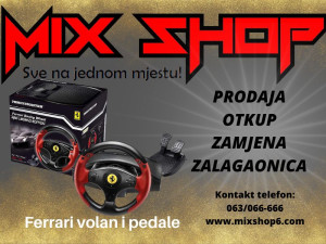 THRUSTMASTER FERRARI gaming racing wheel PC i PS3 PLAYSTATION 3