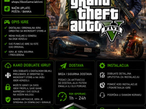 GTA 5 - Grand Theft Auto V Xbox One (Akcija) do 30.7.2026