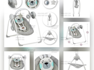 MOMI Liss elektricna ljulja / ljuljaska / ljuljacka za bebe - 0+