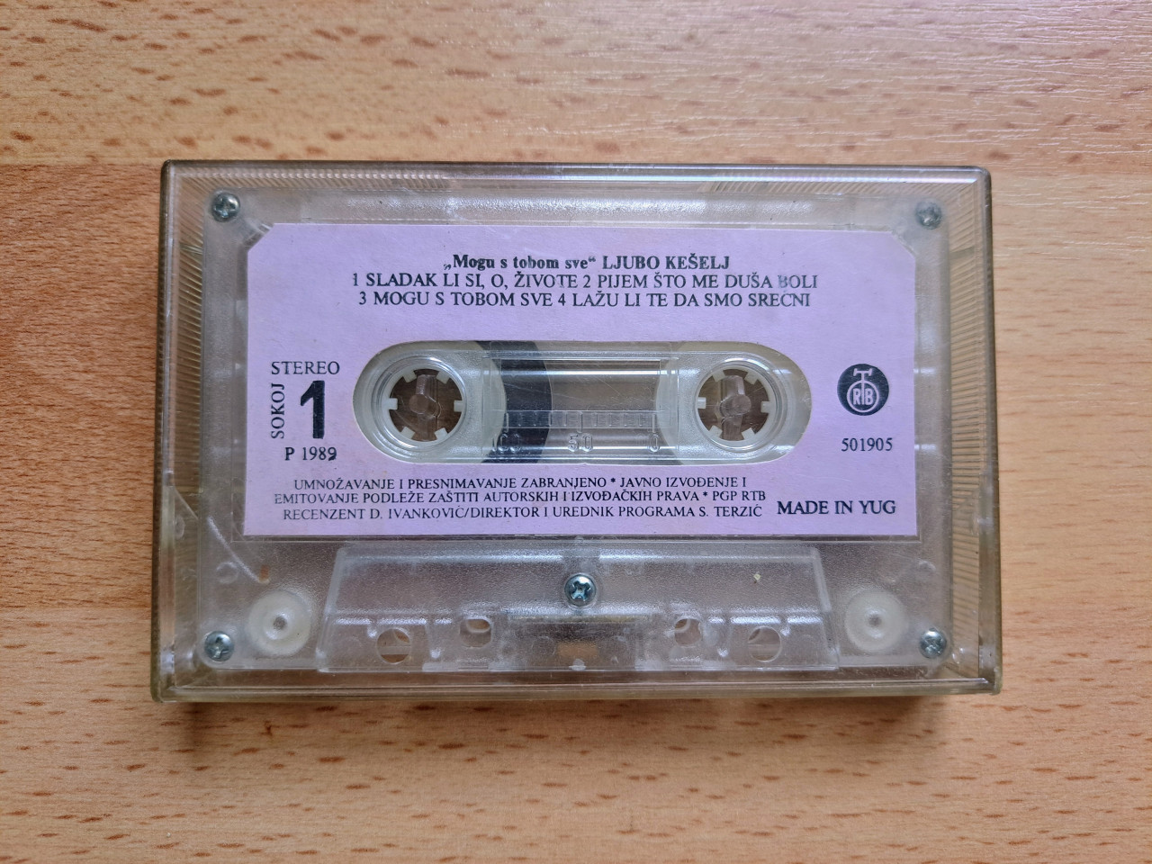 AUDIO KASETA - LJUBO KESELJ  MOGU S TOBOM SVE