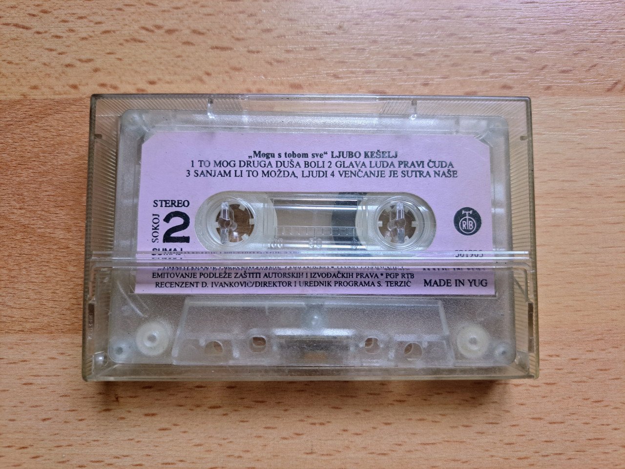 AUDIO KASETA - LJUBO KESELJ  MOGU S TOBOM SVE