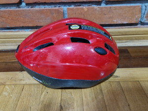 Kaciga za biciklo bajs crvena kaciga obim 54 do 61