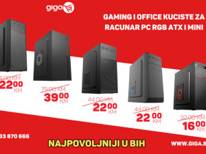 GIGA.BA GAMING I OFFICE KUCISTE ZA RACUNAR PC RGB ATX I MINI