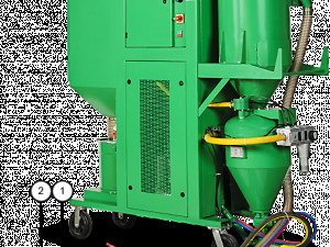 Pjeskara sa usisivačem zatvorenog tipa - CONTRACOR BRS