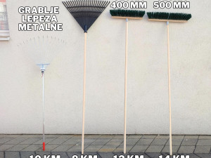 Grablje i četke za uređenje vašeg dvorišta