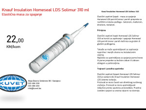 Knauf Homeseal LDS Solimur 310, masa za spajanje