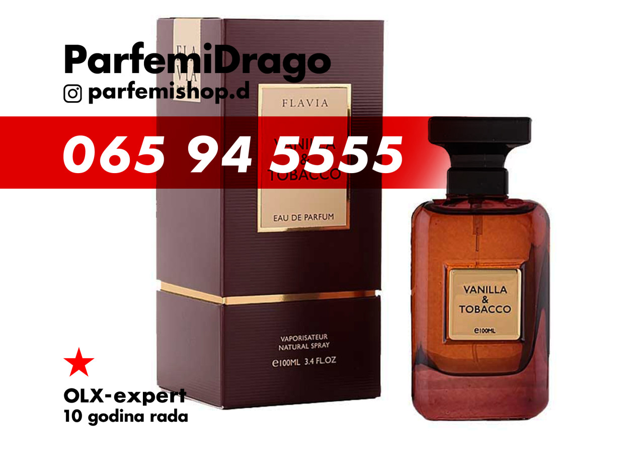 flavia vanilla and tobacco Flavia Vanilla Tobacco 100ml EDP 100 ml - Unisex parfemi