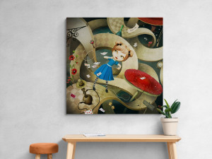 Canvas slika - Alisa u Zemlji čuda, Ilustracija Bajka