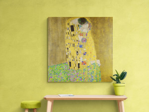 Canvas slika - Gustav Klimt, Poljubac, 1908, Reprint