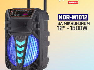 Zvučnik NDR-W1012 karaoke s wireless mikrofonom