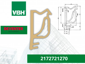 Dihtung Deventer S 7503b pak.150m boje:BEŽ i SIVA