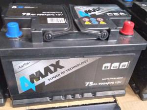 AKUMULATOR 75AH 700A 12V 4MAX