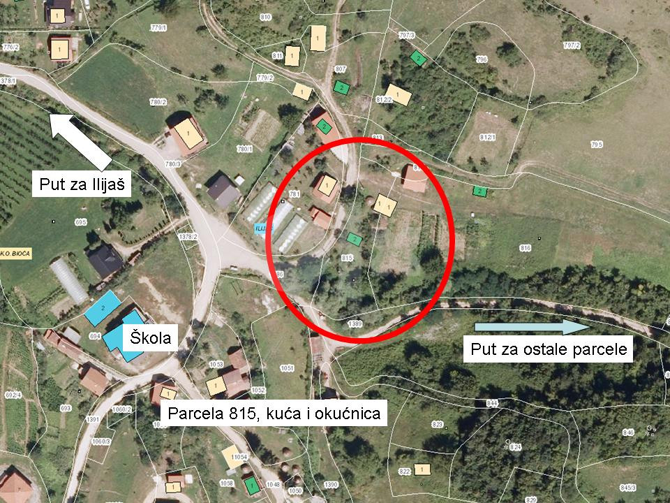 Zemljište Ilijaš-Gornja Bioča, 22000m2