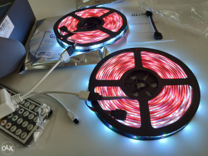 Set LED RGB traka, 2x5 metara