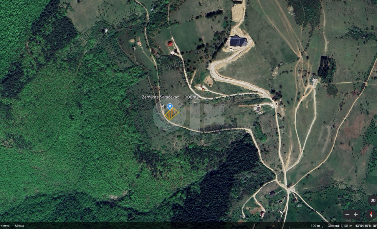 Zemljište Sarajevo - Centar - Saračevac - 1000m2 7