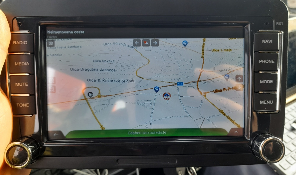 MULTIMEDIJA NAVIGACIJA GPS IGO4/64GB CARPLAY VW GOLF 5 6 PASSAT 7