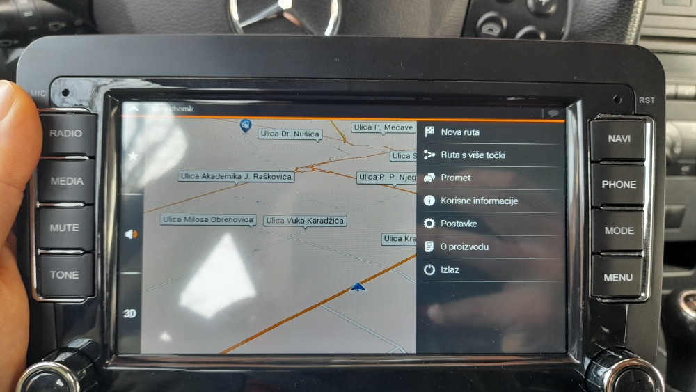 MULTIMEDIJA NAVIGACIJA GPS IGO4/64GB CARPLAY VW GOLF 5 6 PASSAT 7