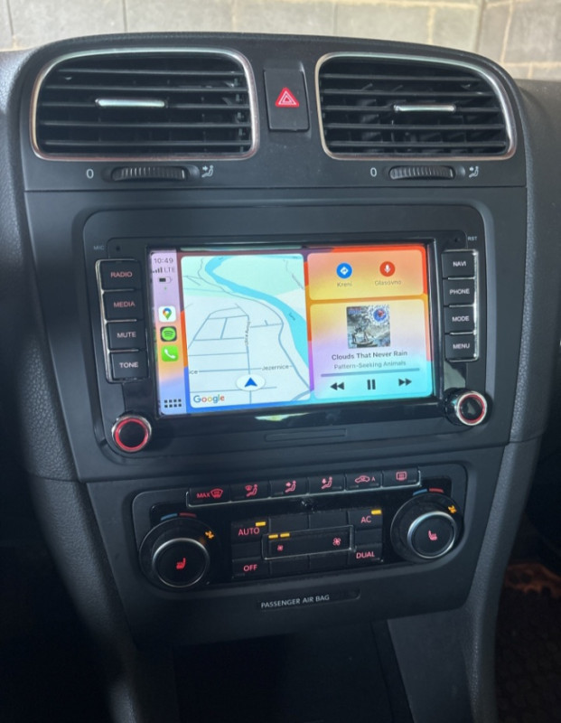 MULTIMEDIJA NAVIGACIJA GPS IGO4/64GB CARPLAY VW GOLF 5 6 PASSAT 7
