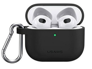 USAMS BH741 silikonska zaštita za AirPods 3 crna