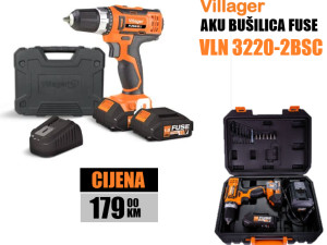 AKU BUŠILICA FUSE VLN 3220-2BSC