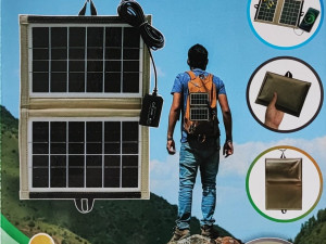 Solarni sklopivi komplet punjača za mobilni telefon