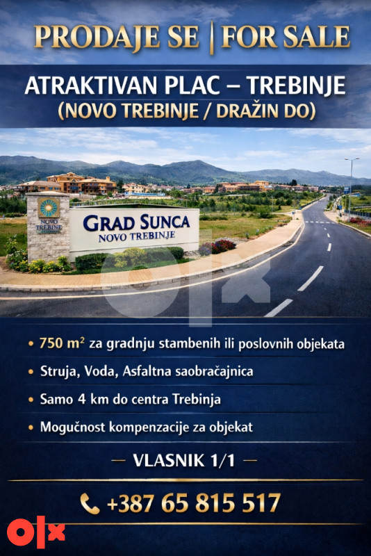 Plac - Novo Trebinje - Grad Sunca