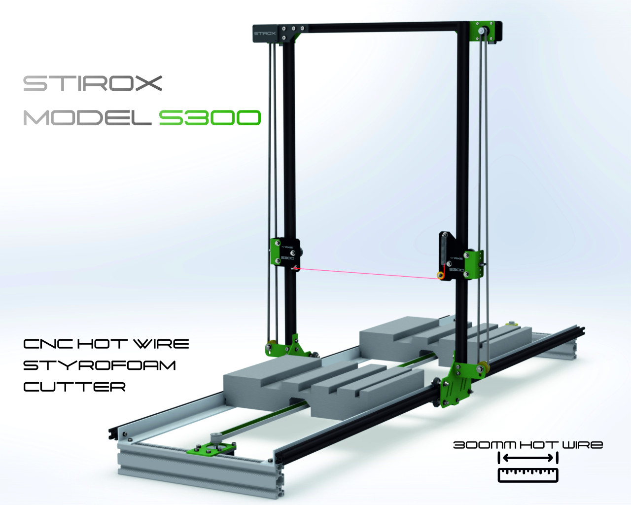 CNC mašina za sečenje stiropora STIROX S300