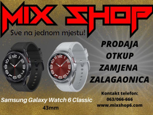SAMSUNG GALAXY WATCH 6 CLASSIC 43mm sat *Garancija* watch6 R950
