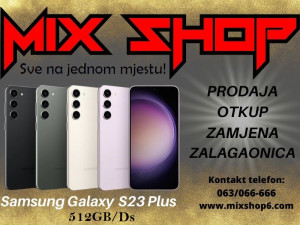 Samsung Galaxy S23 PLUS 5G 512GB *Garancija*Zamjena* ds