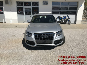 Audi Q5 8R 2,0 TDI Quattro S-Line 2010 DIJELOVI Djelovi