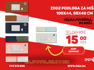 GIGA.BA ZD02 PODLOGA ZA MIŠ VIŠE DIMENZIJA VIŠE BOJA