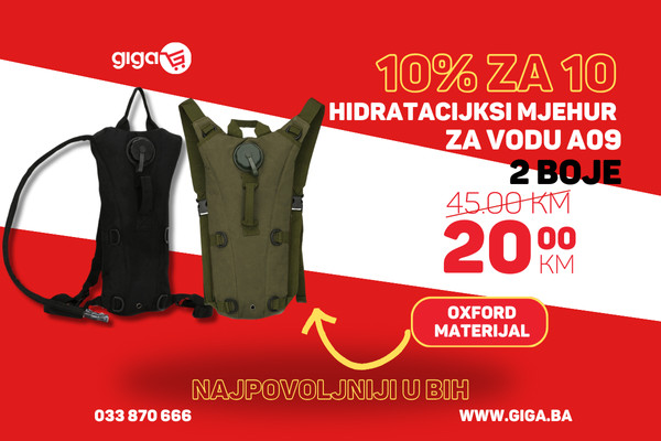 GIGA.BA RUKSAK ZA VODU HIDROPAK HIDRACIJSKI CAMEL BACK