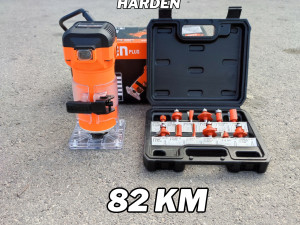 Jednoručni frezer HARDEN + set glodala HARDEN 6 mm