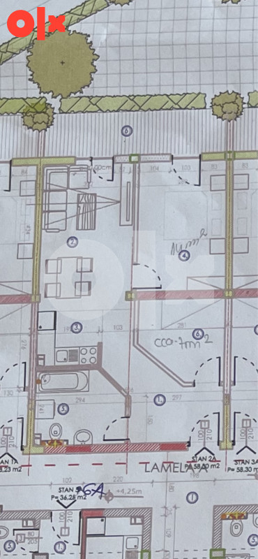 NOVO Dvoiposoban stan 2200 KM/m2 58,30m2 Živinice SPO OSKOVA