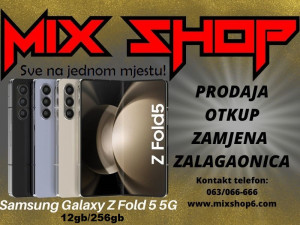 Samsung Galaxy Z FOLD 5 5G 12/256GB Garancija*Zamjena* FOLD5 12GB