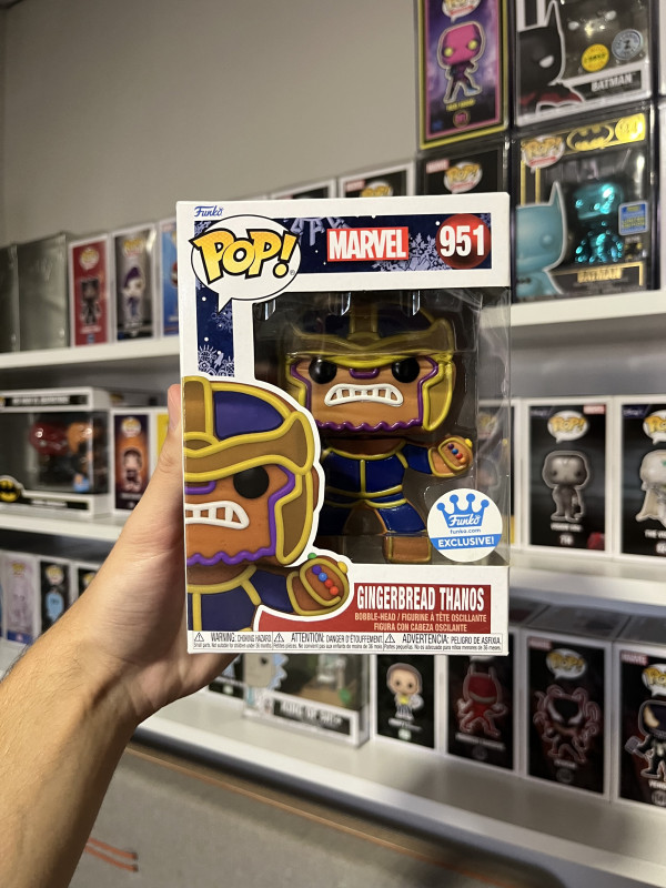 Gingerbread Thanos Funko Pop Marvel Figurice