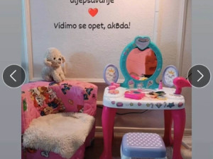 Sto sminkanje uljepsavanje sminka djevojcice IGRAČKE