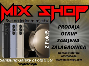 Samsung Galaxy Z FOLD 5 5G 12/512GB Garancija*Zamjena* FOLD5 12GB