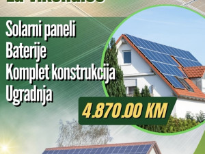 Solarna Elektrana SET Komplet Solarni paneli