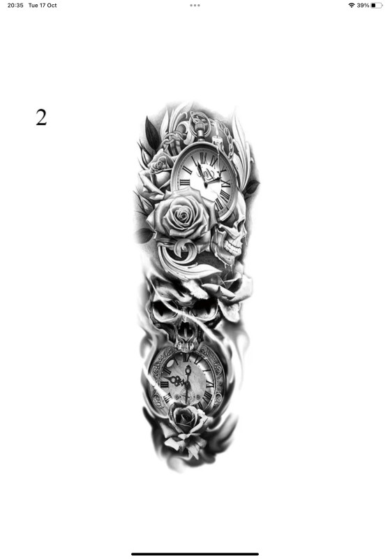Tetovaze tatu 45cmx15cm velika