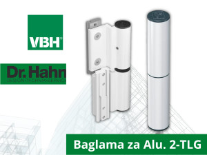 Baglama -spojnica-šarka  za ALU vrata