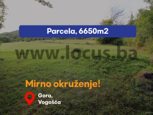 LOCUS: Parcela površine 6.650m2, Gora-Semizovac, Vogošća